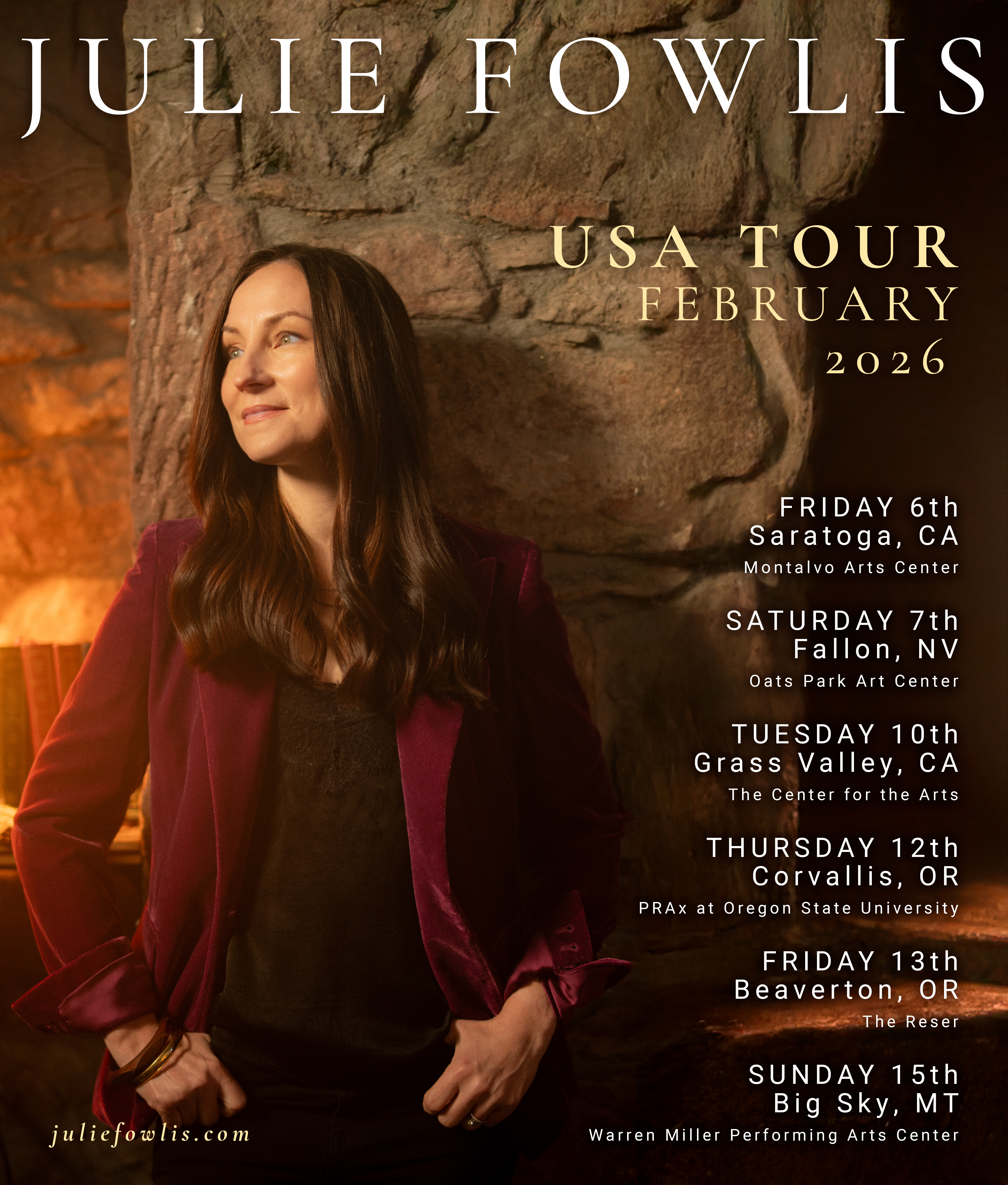 US Tour Dates Announced for February 2026